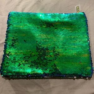 TARTE Mermaid Sequin Bag for Makeup Cosmetic Case Clutch Sephora Kawaii Metallic